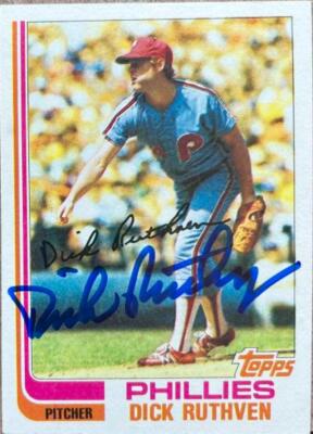 Dick Ruthven Autographed 1982 Topps #317 | eBay