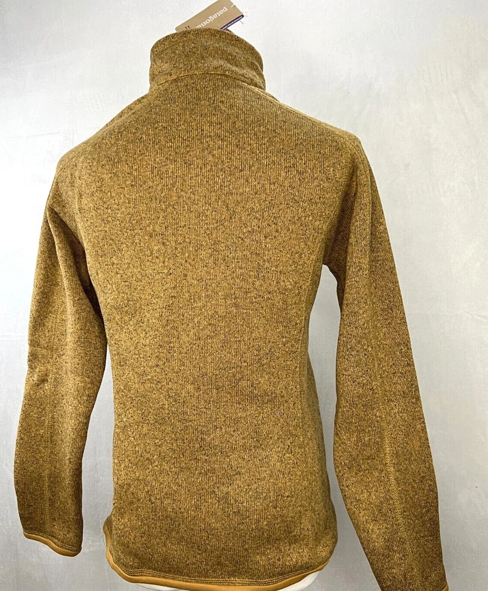 Patagonia Better Sweater Quarter-Zip Pullover Womenu0026#039;s NWT size Small Nest  Brown | eBay