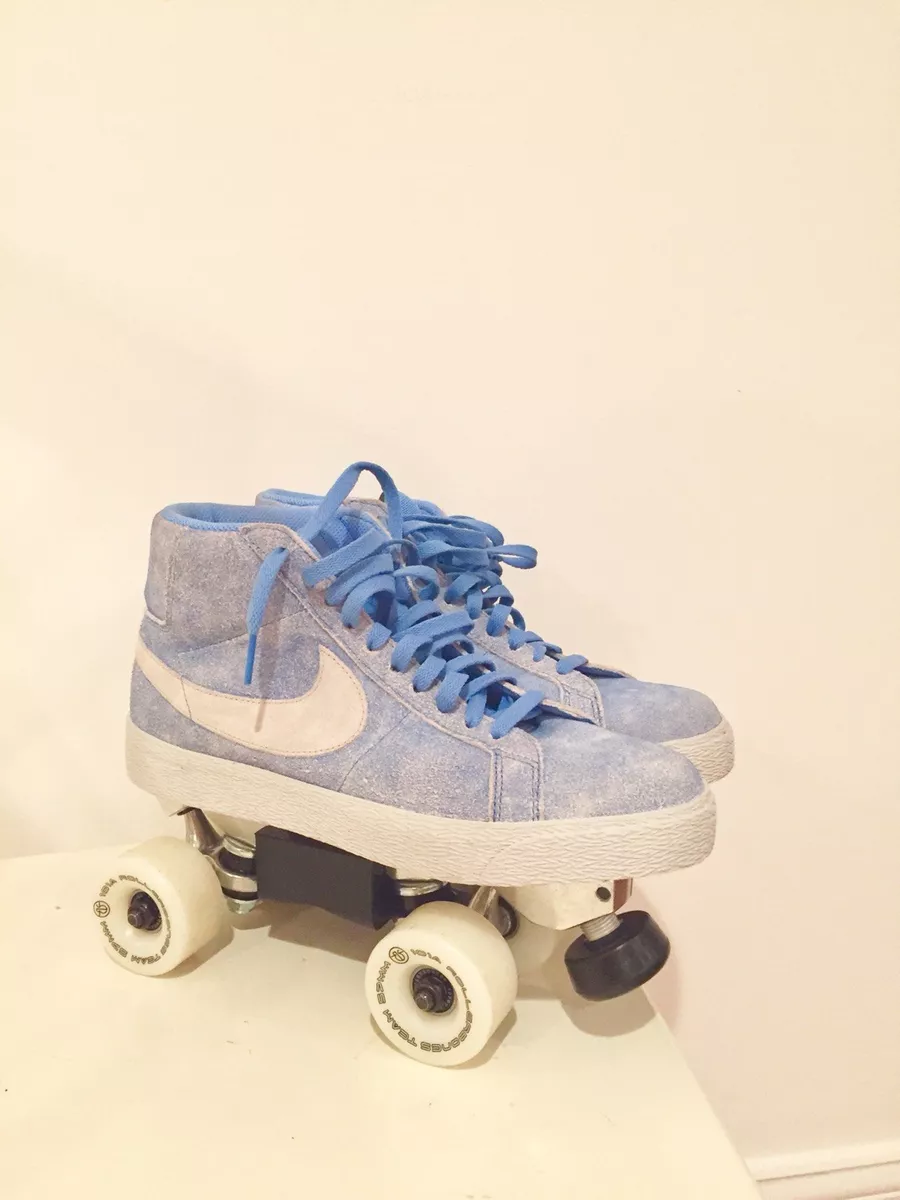 Nike Roller Skates Custom Size 9 Nike SB Blazer Mid eBay