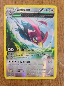 Unfezant 81/108 Reverse Holo Rare XY Roaring Skies NM