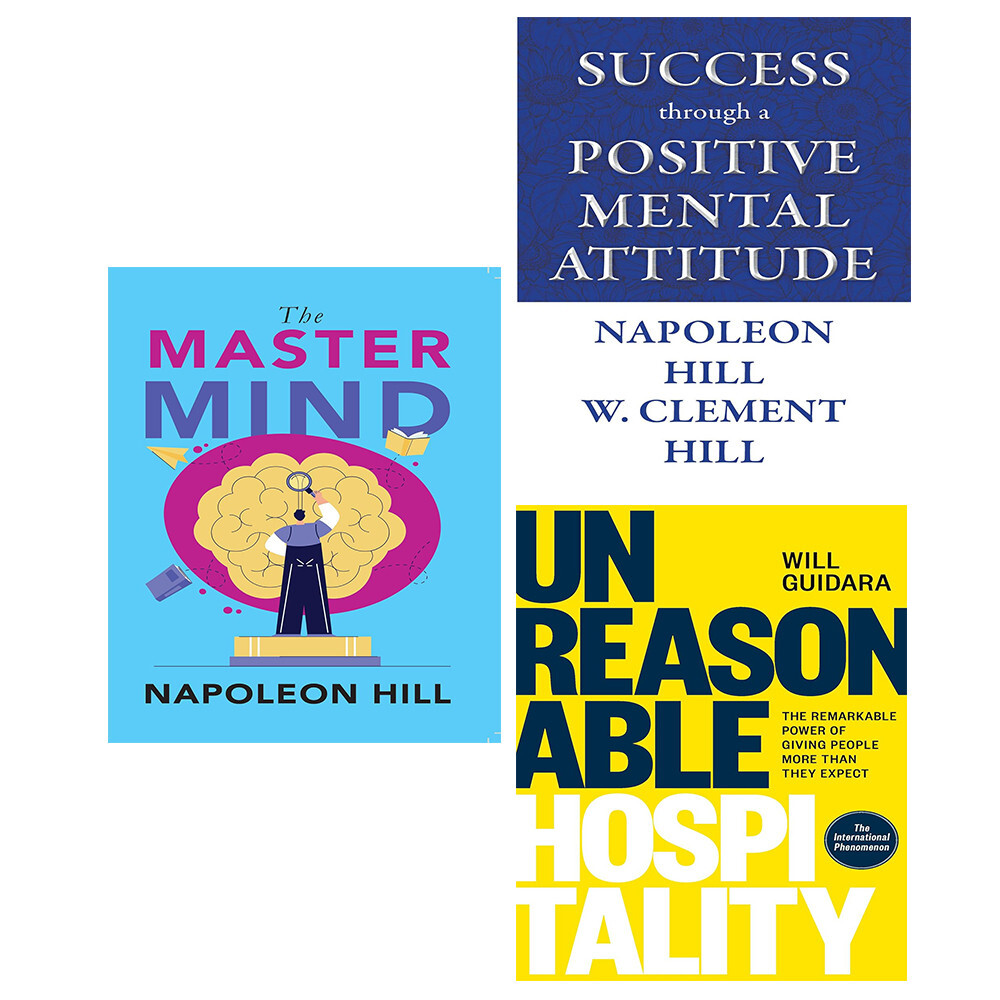 Unreasonable Hospitality HB,Success Positive Mental Attitude,Master Mind 3 Books