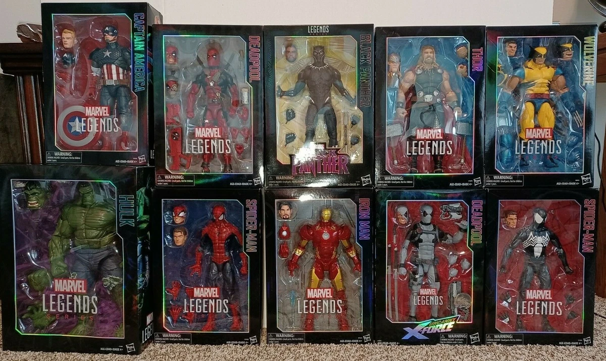 Marvel Legends 12-INCH Deluxe Series, Set of 10 Figures w/ Accessories