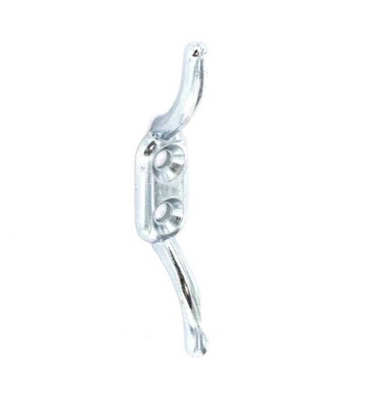 Heavy Duty Washing Line Cleat Trailer Rope Hook Zinc Plated 110mm New