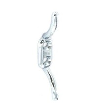  Heavy Duty Washing Line Cleat Trailer Rope Hook Zinc Plated 110mm New
