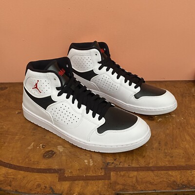 Nike Air Jordan Access White Gym Red Black Sneakers AR3762-101 Shoes Size 14