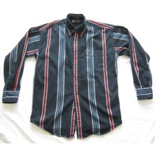 Vtg Men Chaps Ralph Lauren Western Style Long Sleeve Button Shirt Sz S MT298