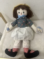 RAGGEDY ANN CLOTH DOLL By  APPLAUSE ANNIVERSARY DOLL. NWT