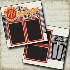 Your Room is Ready -TOWER OF TERROR - 2 Premade Scrapbook Pages - EZ Layout 4230