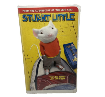 Stuart Little VHS Clamshell Vintage Kids Movie Mouse Michael J Fox 2000 Family