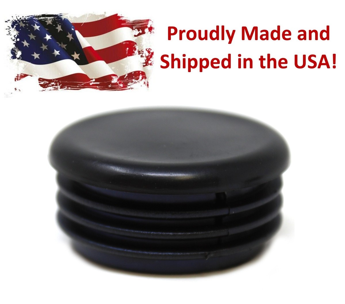Plastic 1/2 X 1-1/2 Inch Black Rectangle Tubing Cap, Finishing Plug Pipe Tubing End Cap Durable Chair Glide Universal 2 - View #8