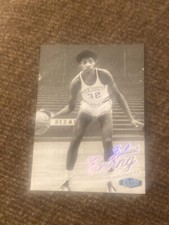 Julius Erving 2012 fleer retro ultra platinum medallion #75/100