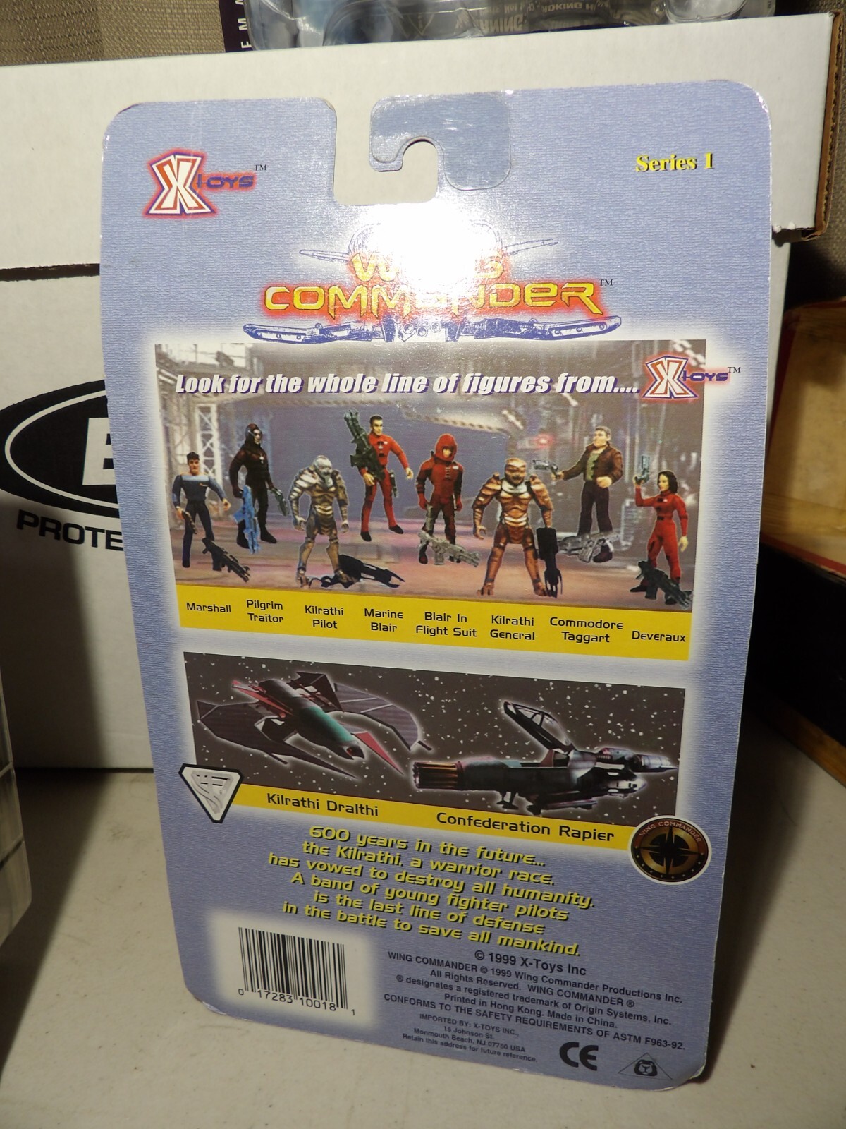 X-Toys Wing Commander Action Figures Lot of 2 - Kilrathi General & Pilot 1999 - Picture 5 of 7