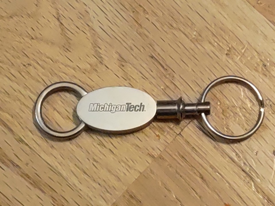 MICHIGAN TECH KEYCHAIN GREAT LOOK | eBay