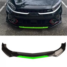 For Kia Optima Universal Front Bumper Lip Spoiler Splitter Gloss Black Green For Kia Optima Universal Front Bumper Lip Spoiler Splitter Gloss Black Green