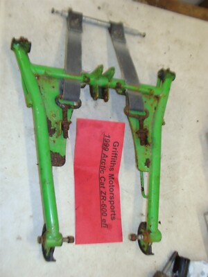 1999 ARCTIC CAT ZR600 EFI front skid skidframe straps arm bushings suspension