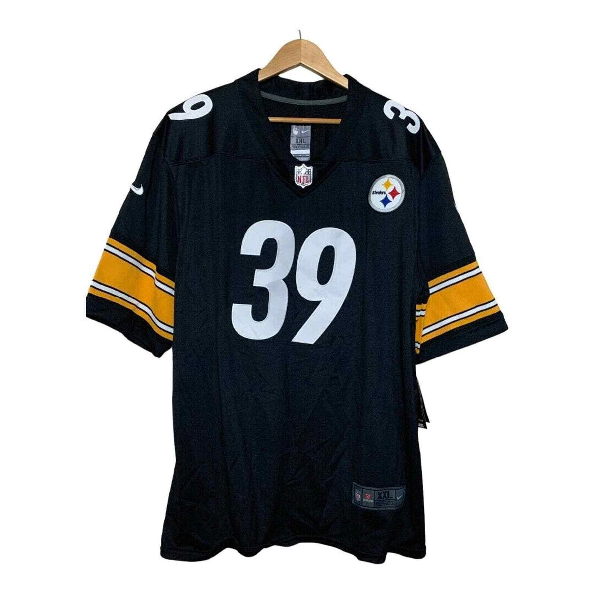 Mens pittsburgh steelers antonio brown nike black game jersey hotsell