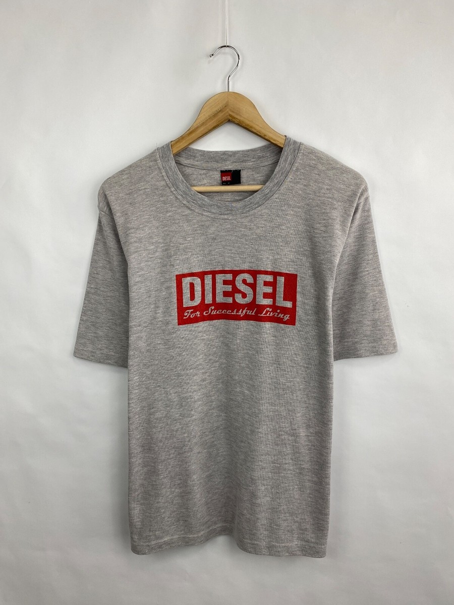 🇺🇸 Vintage 90s Diesel Big logo T-Shirt Retro Rare Y2K Hype