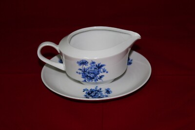 Sahnekännchen mit Teller Vintage Kahla Porzellan DDR Geschirr Sammler