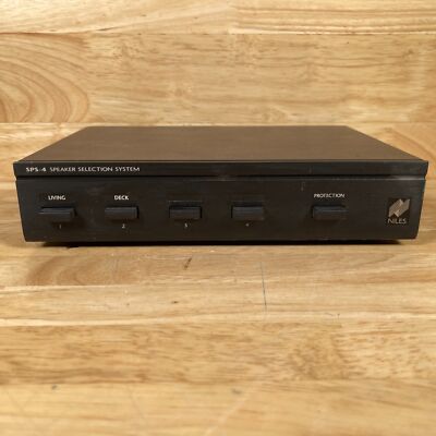 Niles Audio SPS-4 Black Portable 4 Channel Protection Speaker Selection System