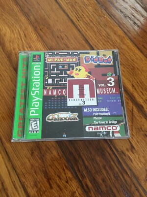 Namco Museum full set/lot Vol. 1 2 3 4 5 Encore PS1 PlayStation 1 JAPAN-LOCKED
