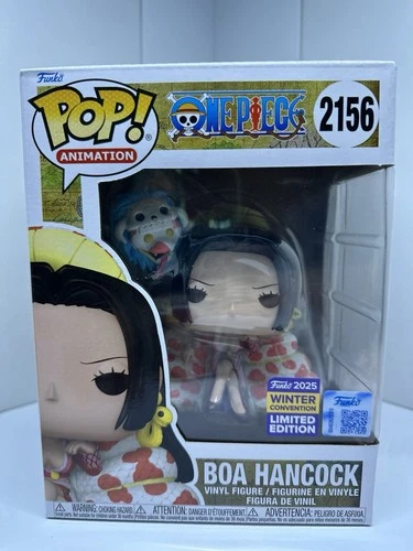 Pop! Premium Boa Hancock On Throne Funko 2156 One Piece Exclusive Winter  Con LE