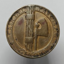 Medaglia 1924 Casa Del Fascismo Genova 30mm 9,73g Casolari IV-43