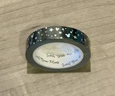 NEW Sweet Bean Plans Mickey Mouse Galaxy Black washi tape 10 mm roll
