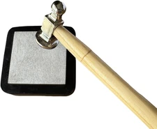 Steel Bench Block with Wooden Handle Hammer Set, Jewelry Stamping Making Tools f