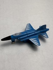 SOMA Blue Pull Back Toy Plane 1988 Approx. 3 Inches vintage toy