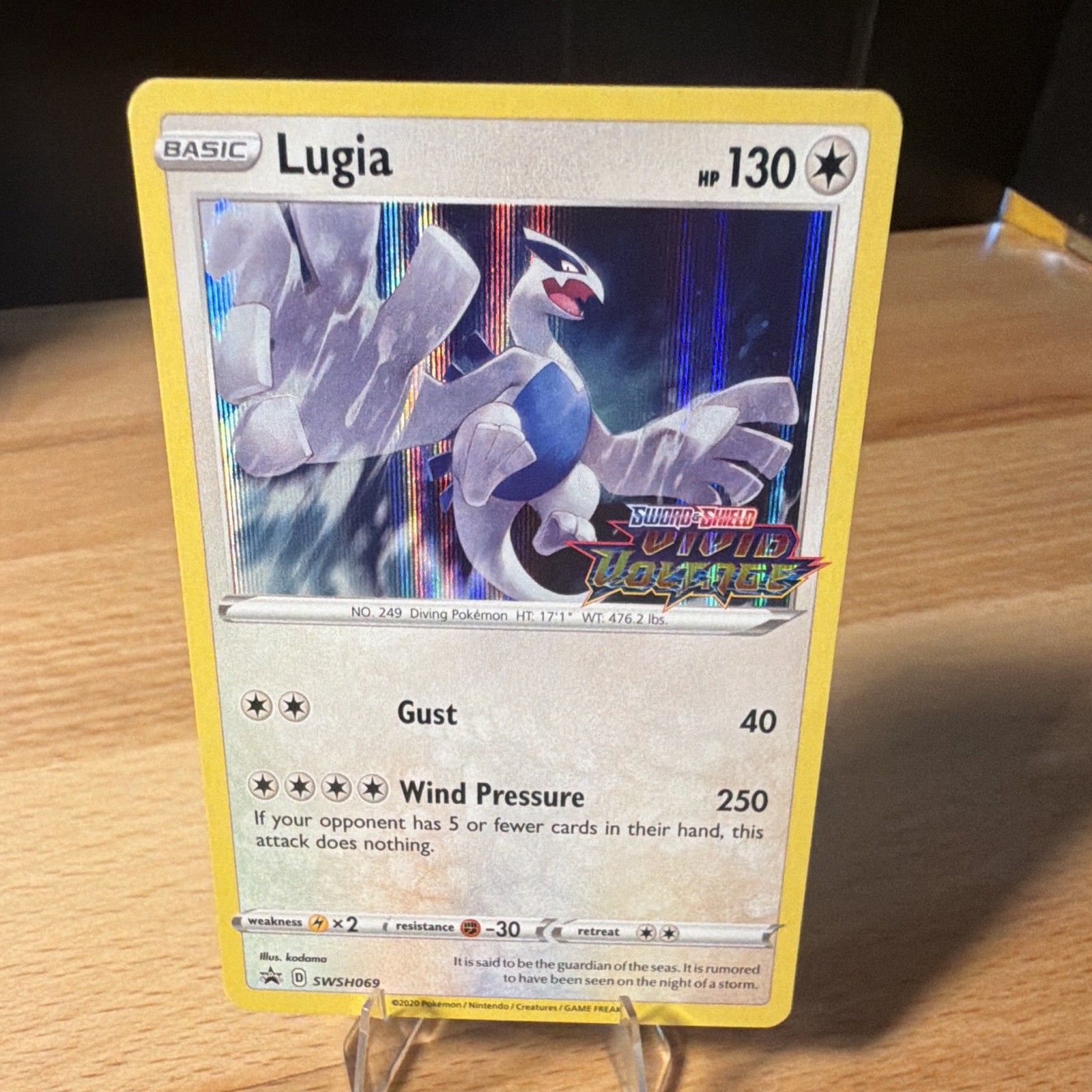 Lugia SWSH Sword & Shield Promo Prerelease Holo Promo English 130HP SWSH069