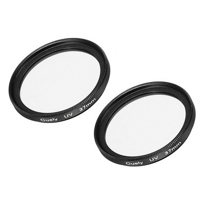 2Pcs 37mm UV Lens Filters, Slim Frame Multi-Coated Protective Lenses Filter