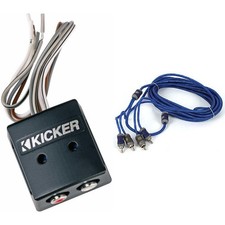 Kicker 46KISLOC K-Series Interconnect, Speaker To Rca W/ Line-Out Converter ...