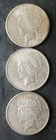 1922 S, 1923, and 1925 $1 Peace Silver Dollars