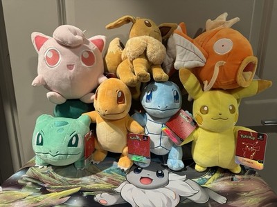 Pokemon Select Tonal Soft Color Shiny Plush Set - New w/ Tag - Wicked Cool Toys