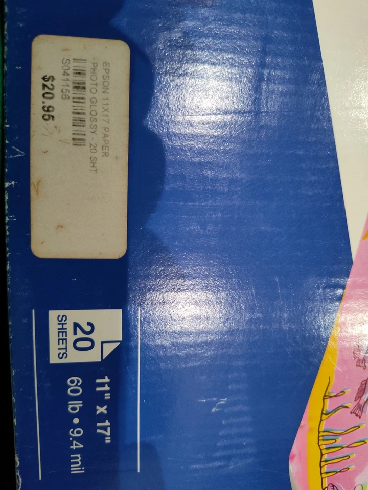 NEW Epson S041156 * 60 lb Photo paper ( 11 x 17 Inch) NEW one Pack of 20 sheets - Image 2 of 4