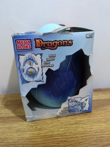 MEGA BLOKS ICE DRAGON WITH EGG, Bixedncompletebwirh Instructions - Picture 3 of 5