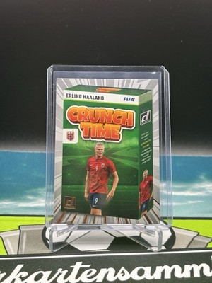 2023 PANINI Donruss Soccer Crunch Time Card Erling Haaland Man City Norway