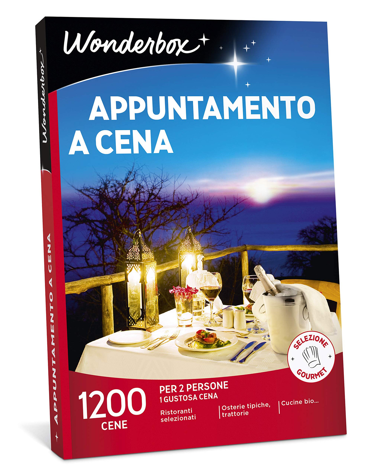 Wonderbox - Cofanetto Regalo Appunatamento a cena - idea regalo (n7y)