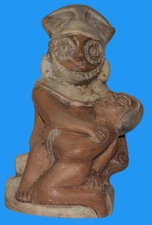 Museum Replica of a Pre Columbian Moche Artifact From Peru Human Sacrifice 11