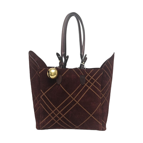 BURBERRY Handbags Vegan leather Brown Free Shipping | Duties Paid