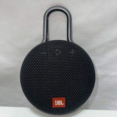 JBL Clip 3 Bluetooth Portable Speaker- Black (JBLCLIP3BLK) Works Tested