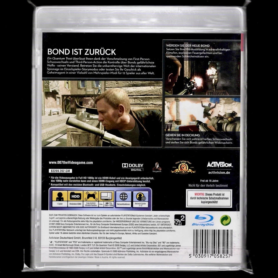 James Bond 007: Ein Quantum Trost 🔫💣 (Sony PlayStation3, 2008) 🇩🇪💙 - Bild 2 von 2