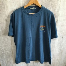 Weird fish fry hard t shirt size XL blue