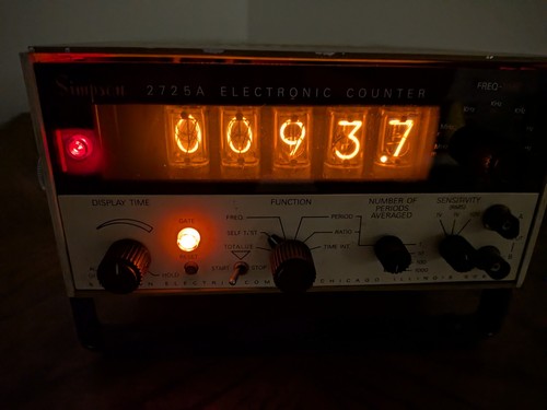 Simpson 2725A Nixie Tube Electronic Counter