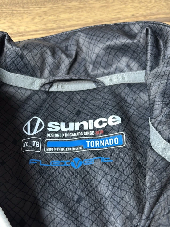 Women’s Sunice Tornado Black Jacket with White Zippers Size XL - Image 2 of 4