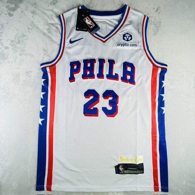 No Reserve PSA LeBron James Signed Jersey 76ers NBA White Autograph Certified view 13