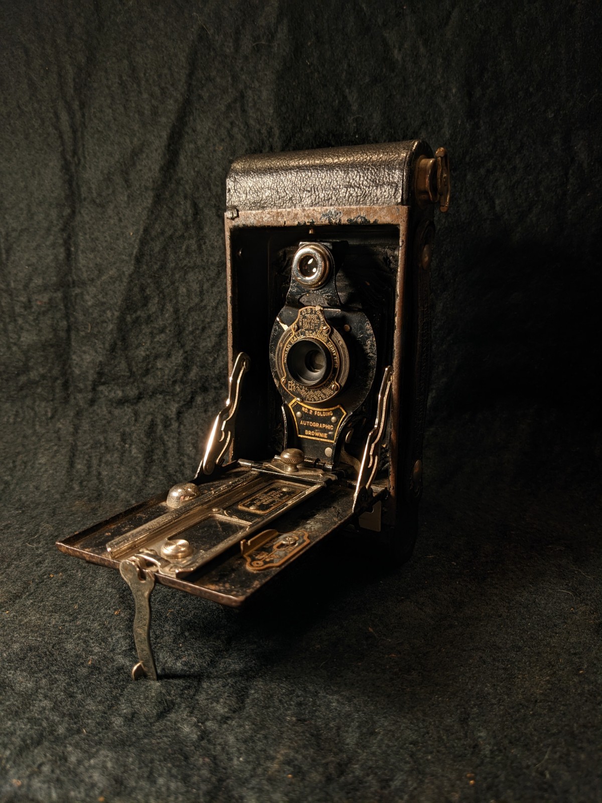 1917 No.2 Folding Autographic Brownie | Vintage 120 Camera