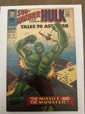 Tales to Astonish #85 1966 Marvel Comics Sub-Mariner Hulk Missile & the Monster