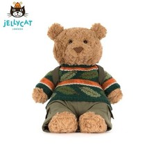 Jellycat Bartholomew Bear Hiking Outfit Plush Toys With Tags+Dust Bag Brand New