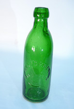 CHAS KAIER MAHANOY CITY PA GREAT COLOR SCHUYLKILL COUNTY SODA OR BEER BOTTLE